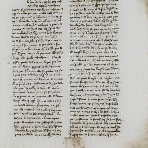 13. Manuscript of the Catalan translation of the abridged version of Arnald’s 'Regimen of Health' (Vatican, BAV, MS Barb. lat. 311, f. 5r).